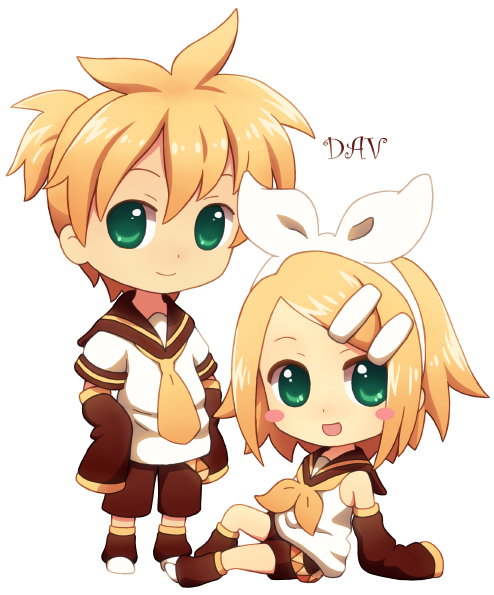 Gallery image for Kagamine Len & Kagamine Rin (Chibi Duo)