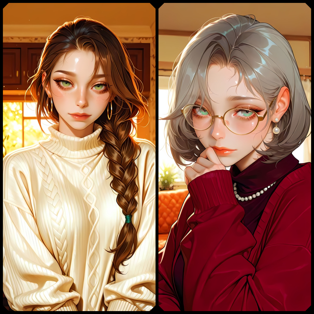 Lily & Maggie - Setting the Table